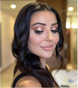 Bridal glam makeup