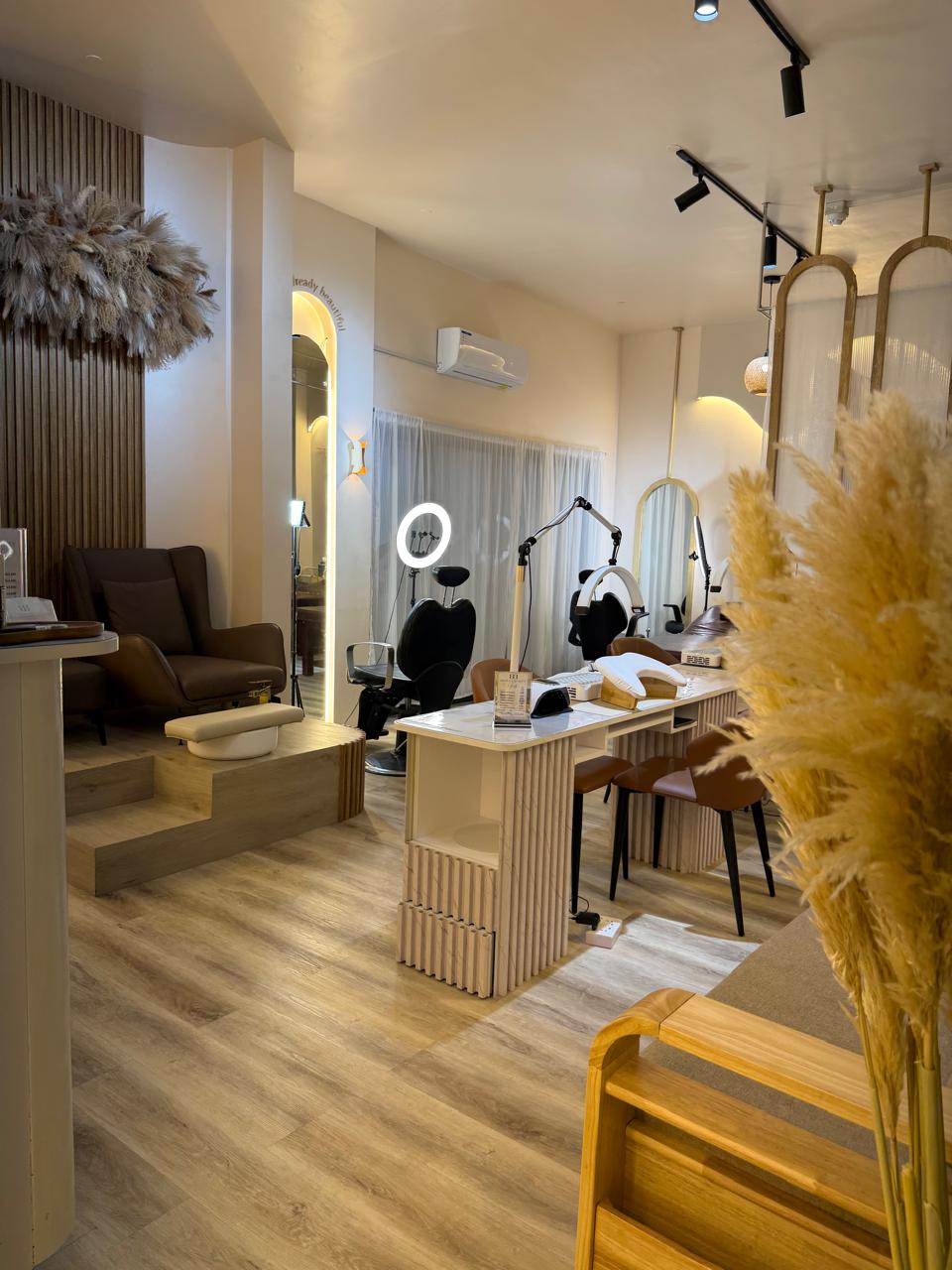 Beauty salon interior